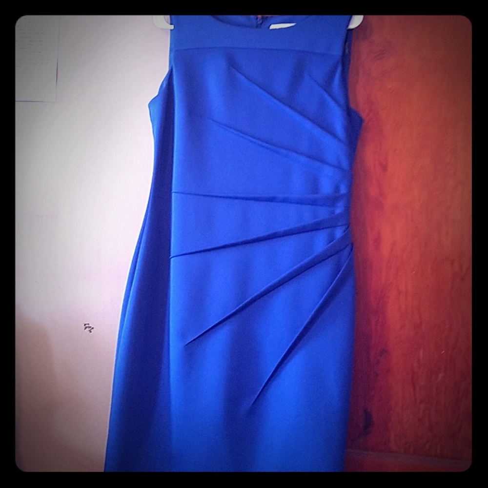 Royal blue dress